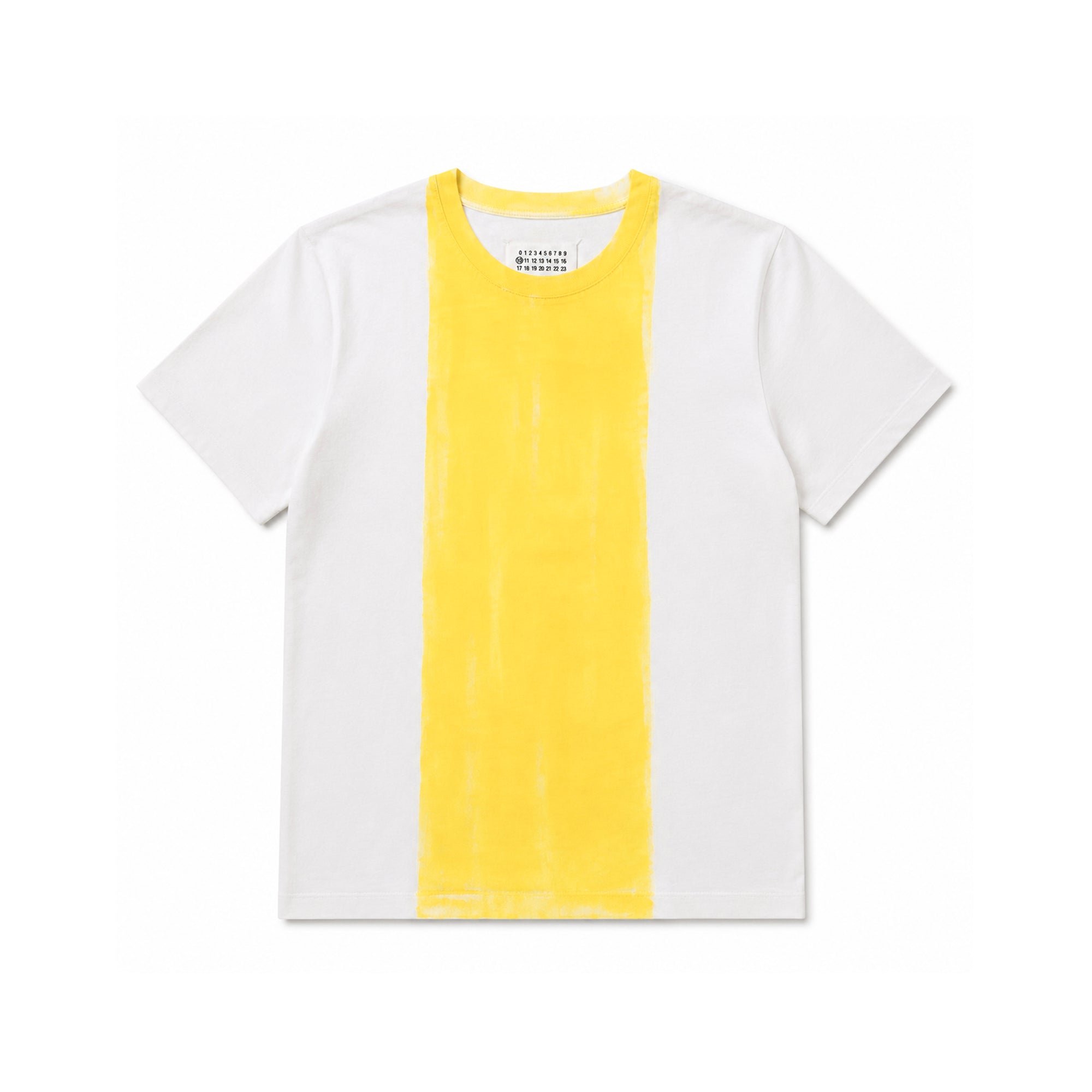 Painted Colour Block T-shirt - Yellow