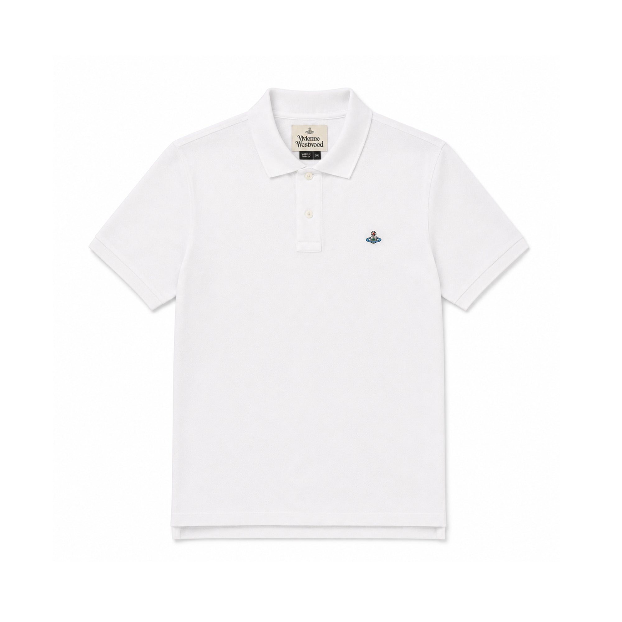 Classic Cotton Polo Shirt - All White