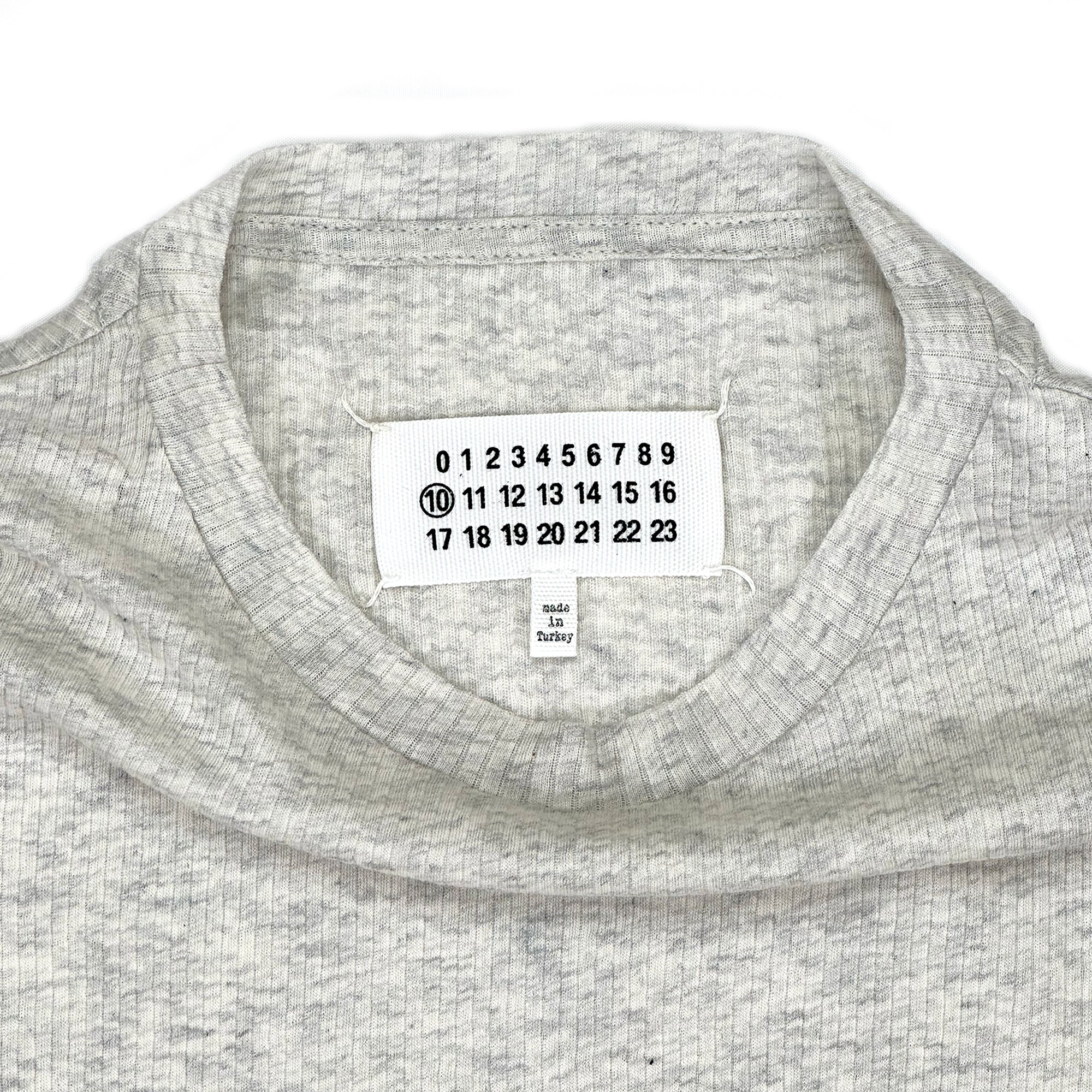 Line 10 Ribbed Cotton Top Light – Grey Marle