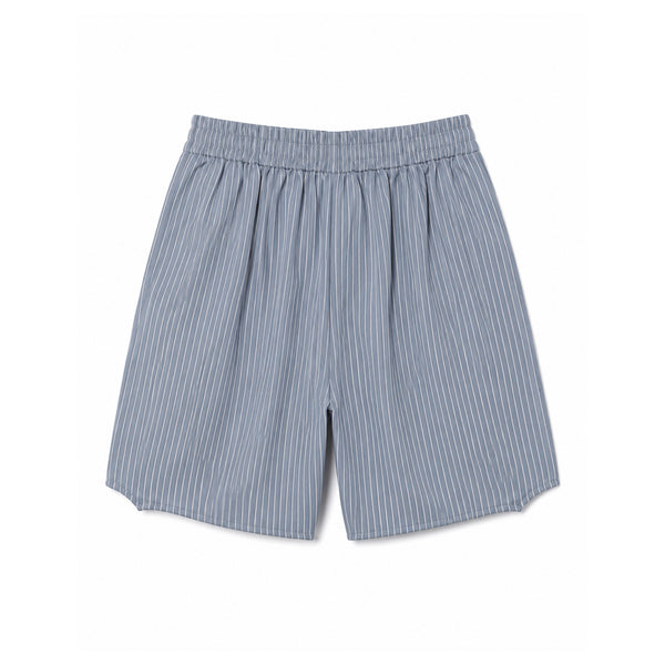 Romario Striped Cotton Shorts