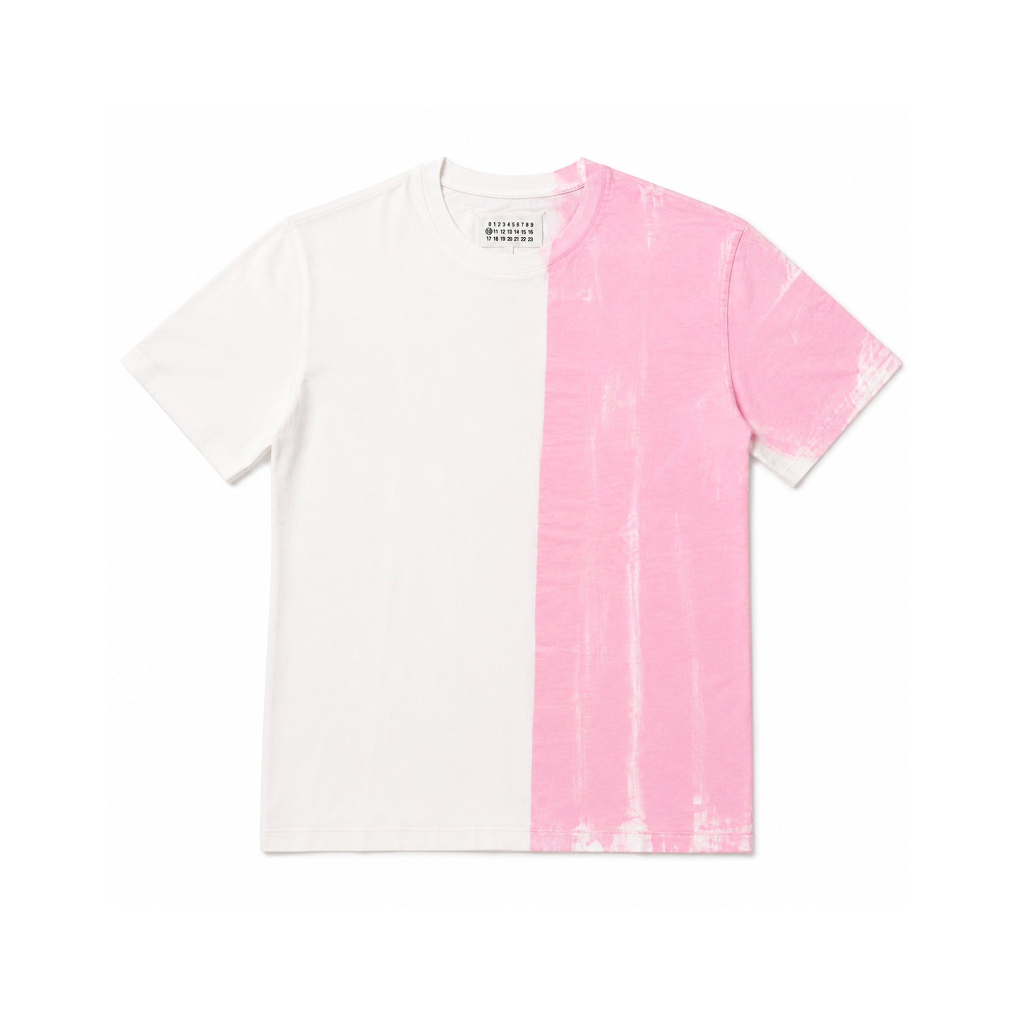 Painted Colour Block T-shirt - Pink