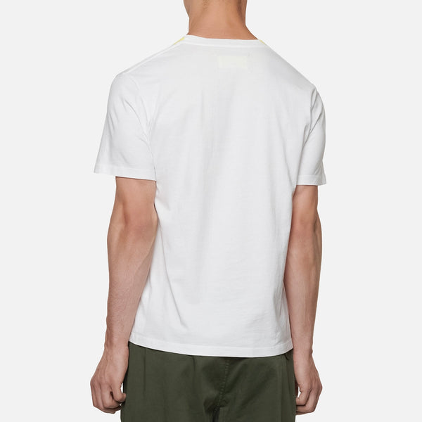 Painted Colour Block T-shirt - Yellow