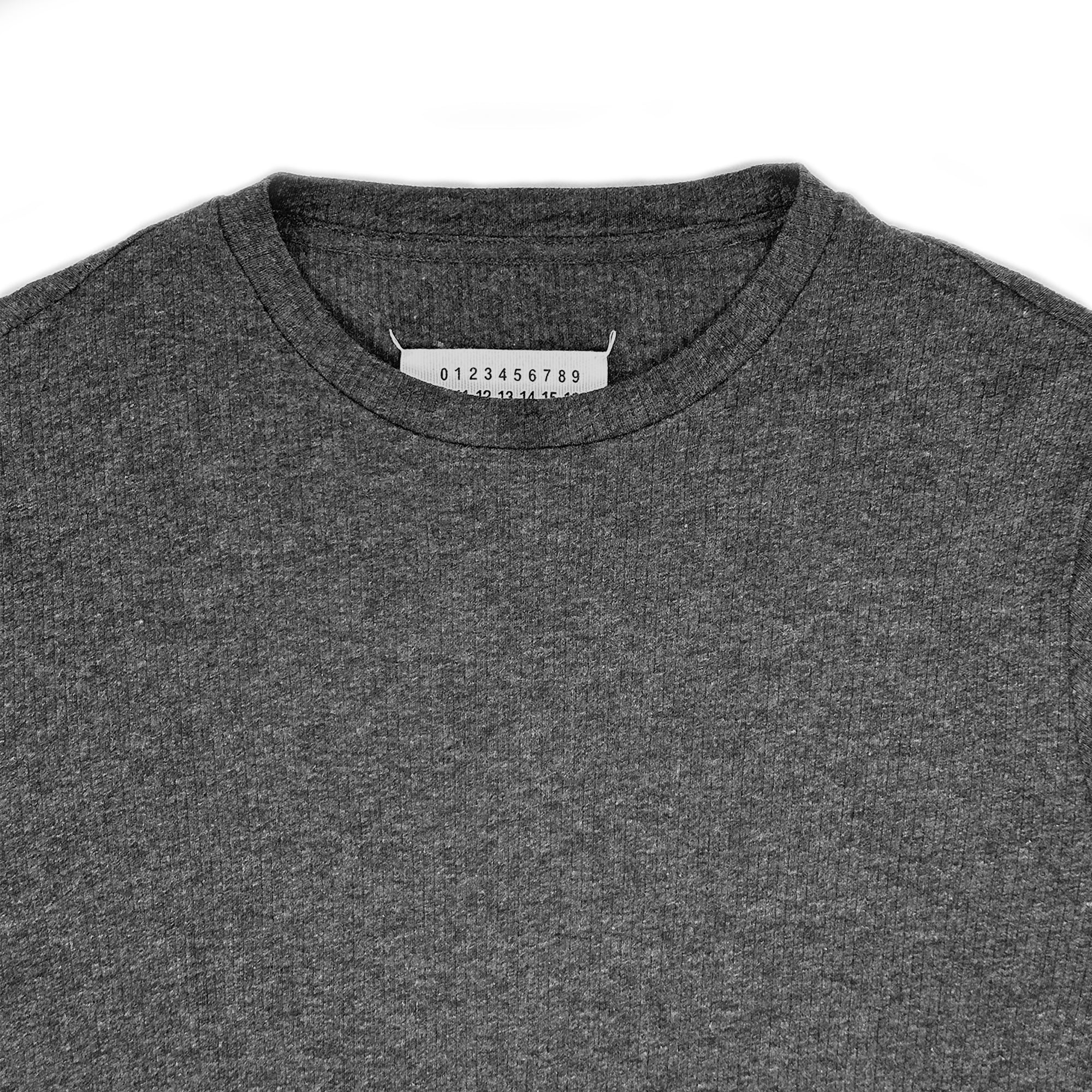 Line 10 Ribbed Cotton Top – Charcoal
