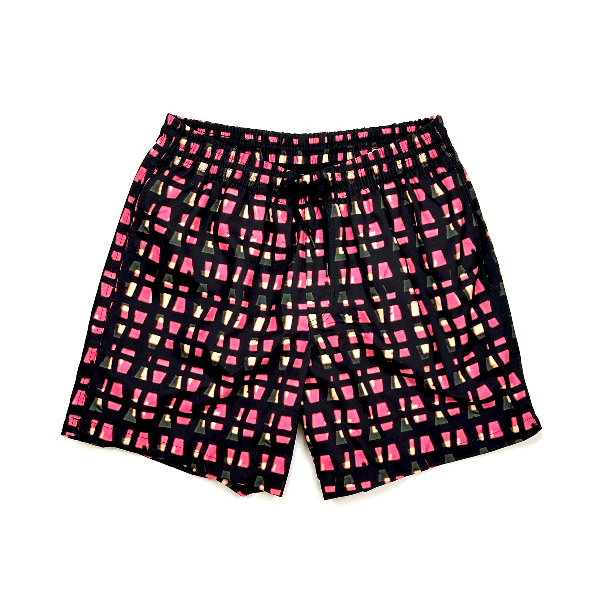 Phibbs Shorts – Pink Grid