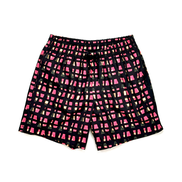 Phibbs Shorts – Pink Grid
