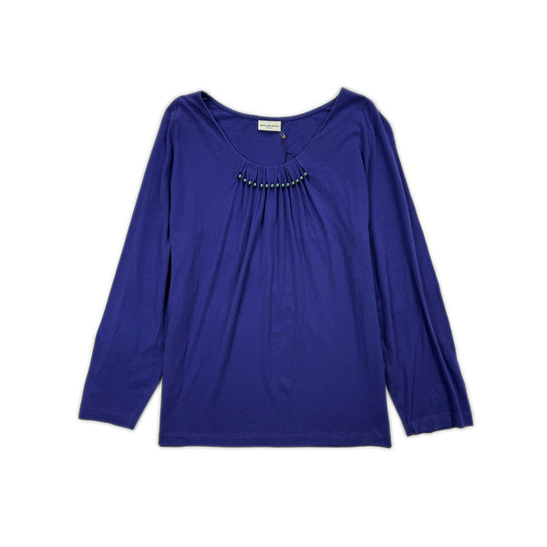 Gathered Bead Long Sleeve