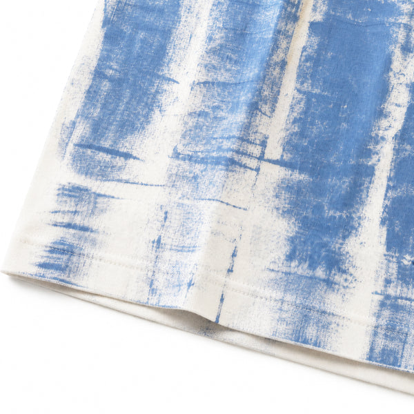 Painted Colour Block T-shirt - Blue