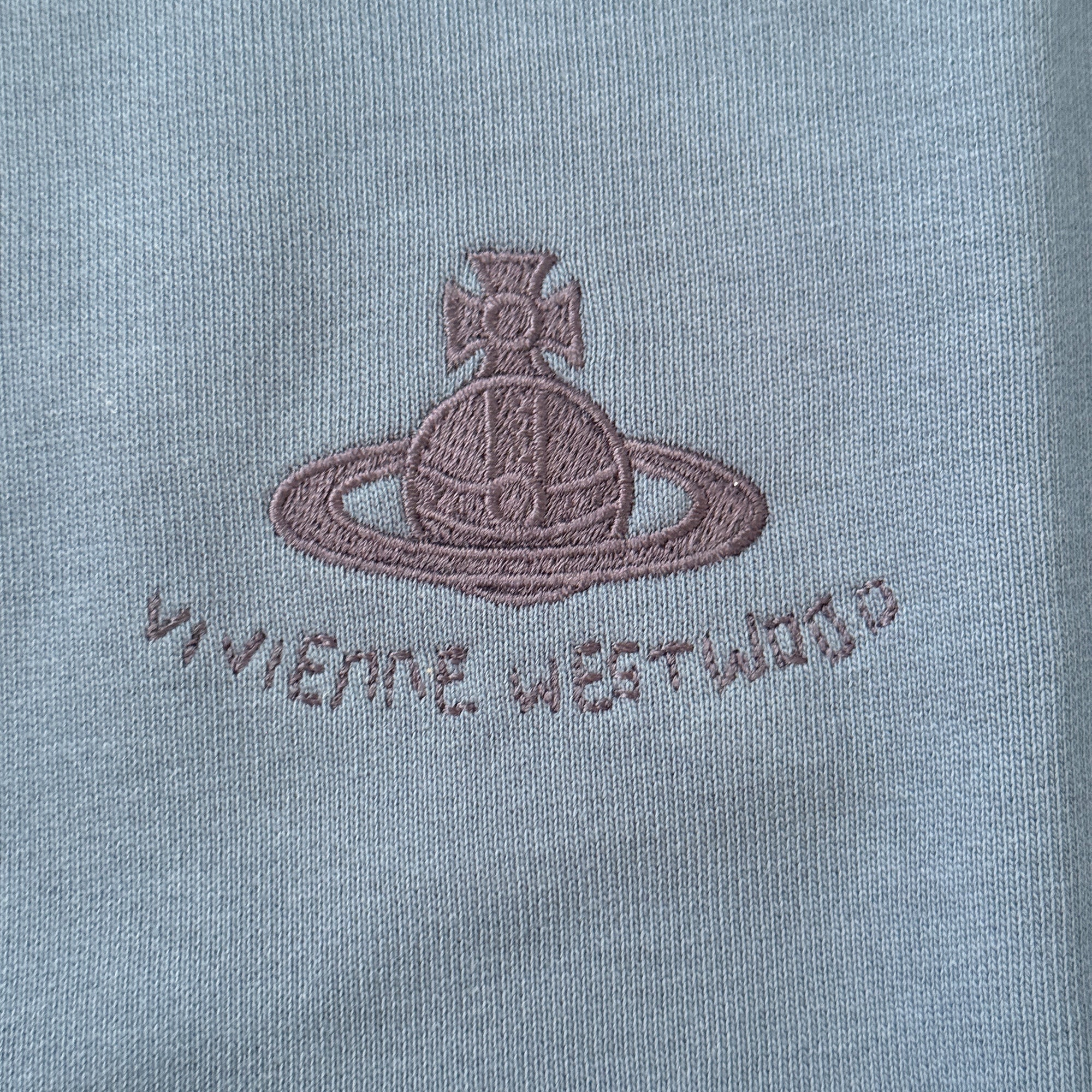 Orb Embroidered Sweatshirt - Dark Denim