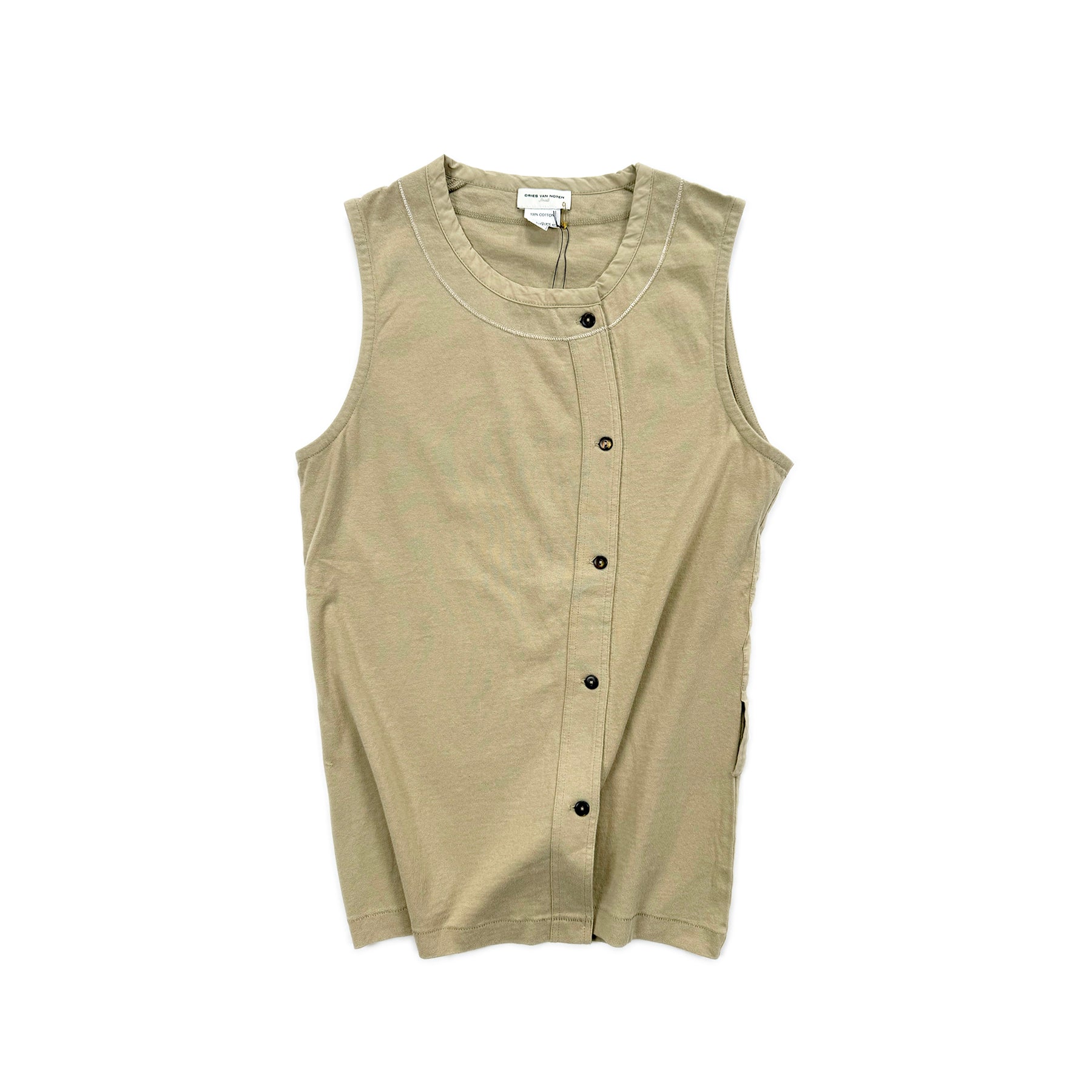 Button Front Utility Tank