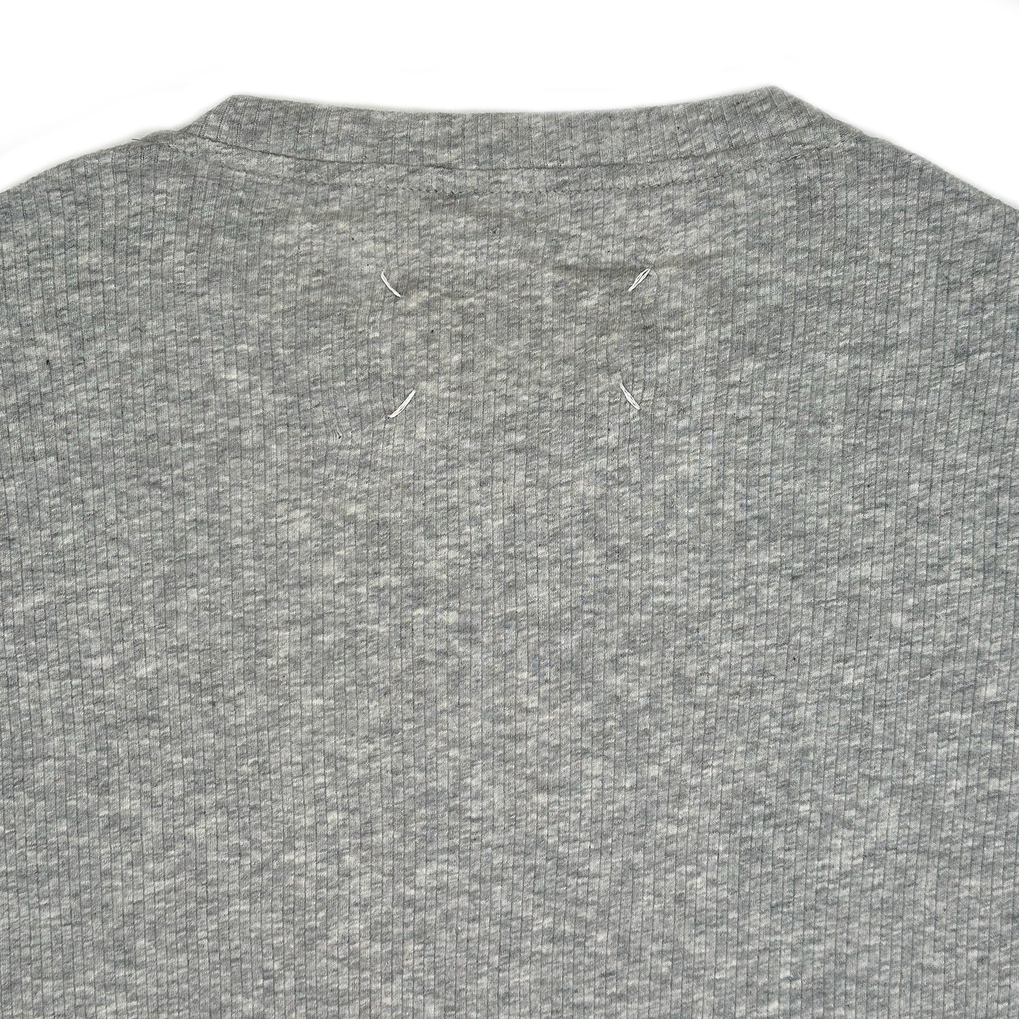 Line 10 Ribbed Cotton Top – Grey Marle