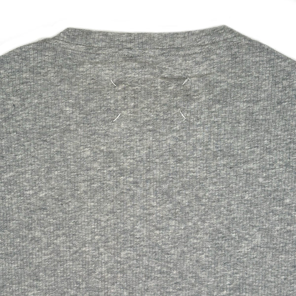 Line 10 Ribbed Cotton Top – Grey Marle