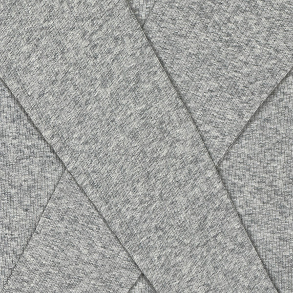 Line 10 Ribbed Cotton Top – Grey Marle