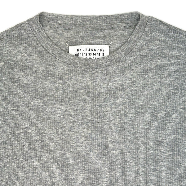 Line 10 Ribbed Cotton Top – Grey Marle