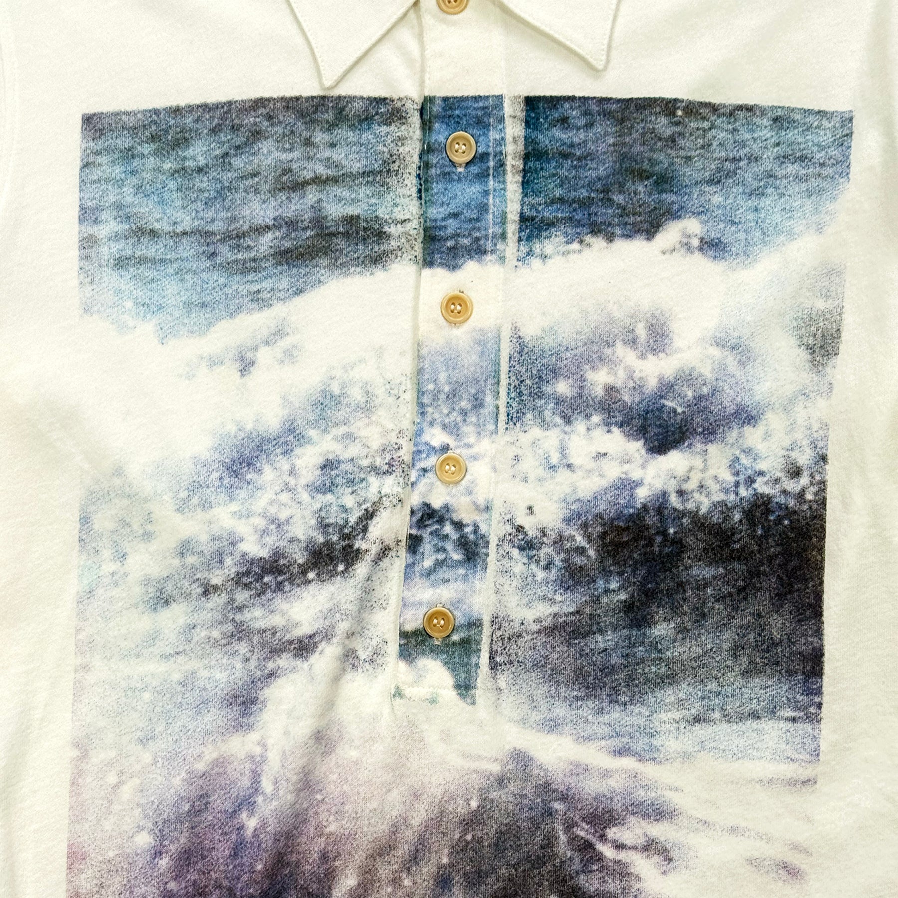 Lightweight Printed Polo Shirt