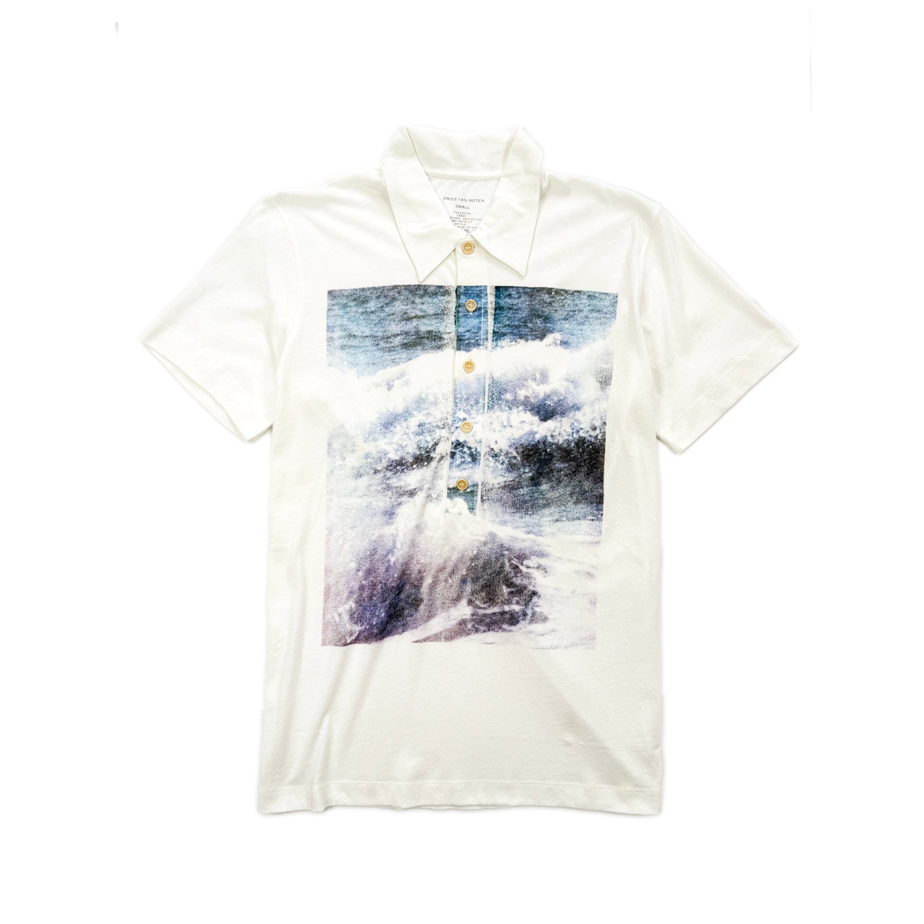 Lightweight Printed Polo Shirt