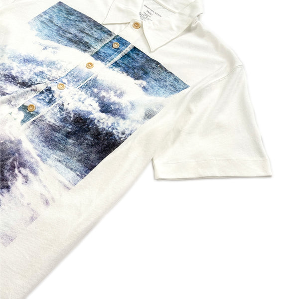 Lightweight Printed Polo Shirt