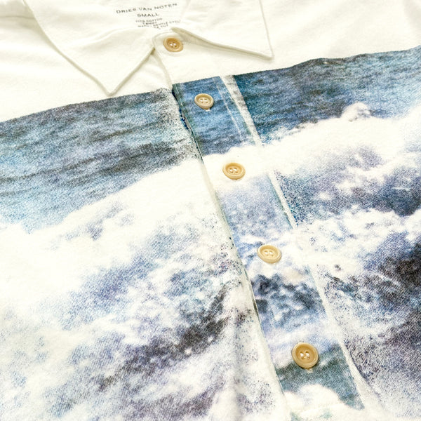 Lightweight Printed Polo Shirt