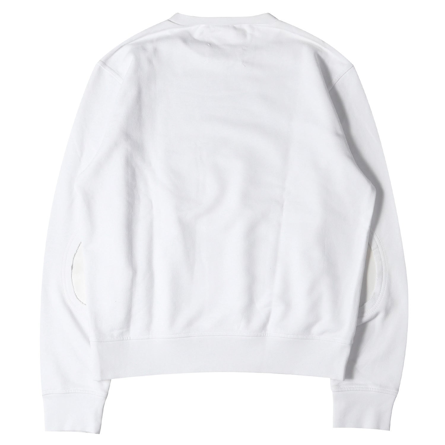 Elbow Patch Sweatshirt - White