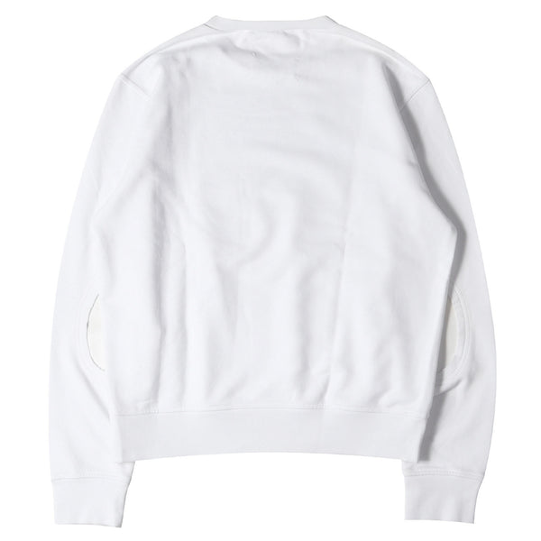 Elbow Patch Sweatshirt - White