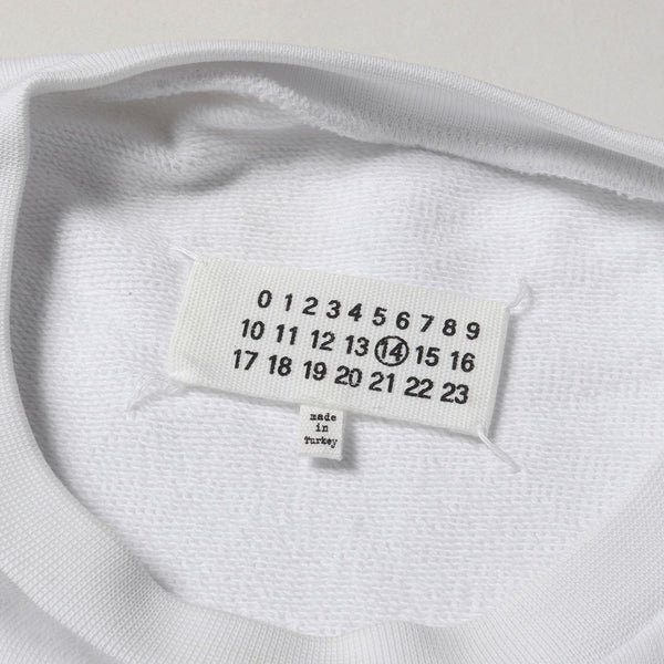 Elbow Patch Sweatshirt - White