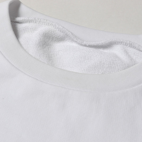 Elbow Patch Sweatshirt - White