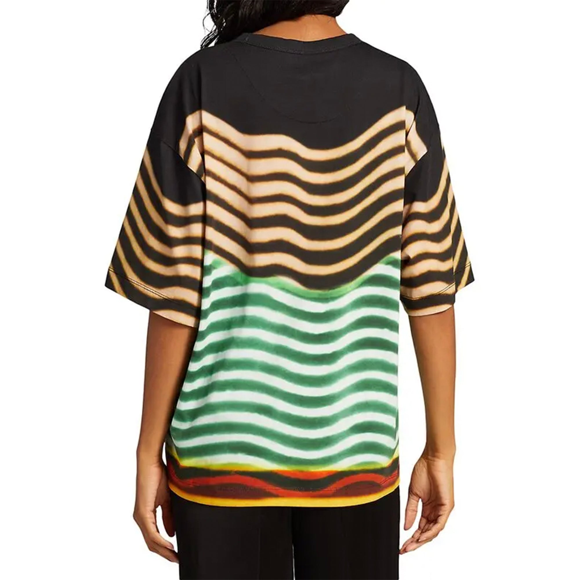 Hagles Stripe Printed T-shirt – Green