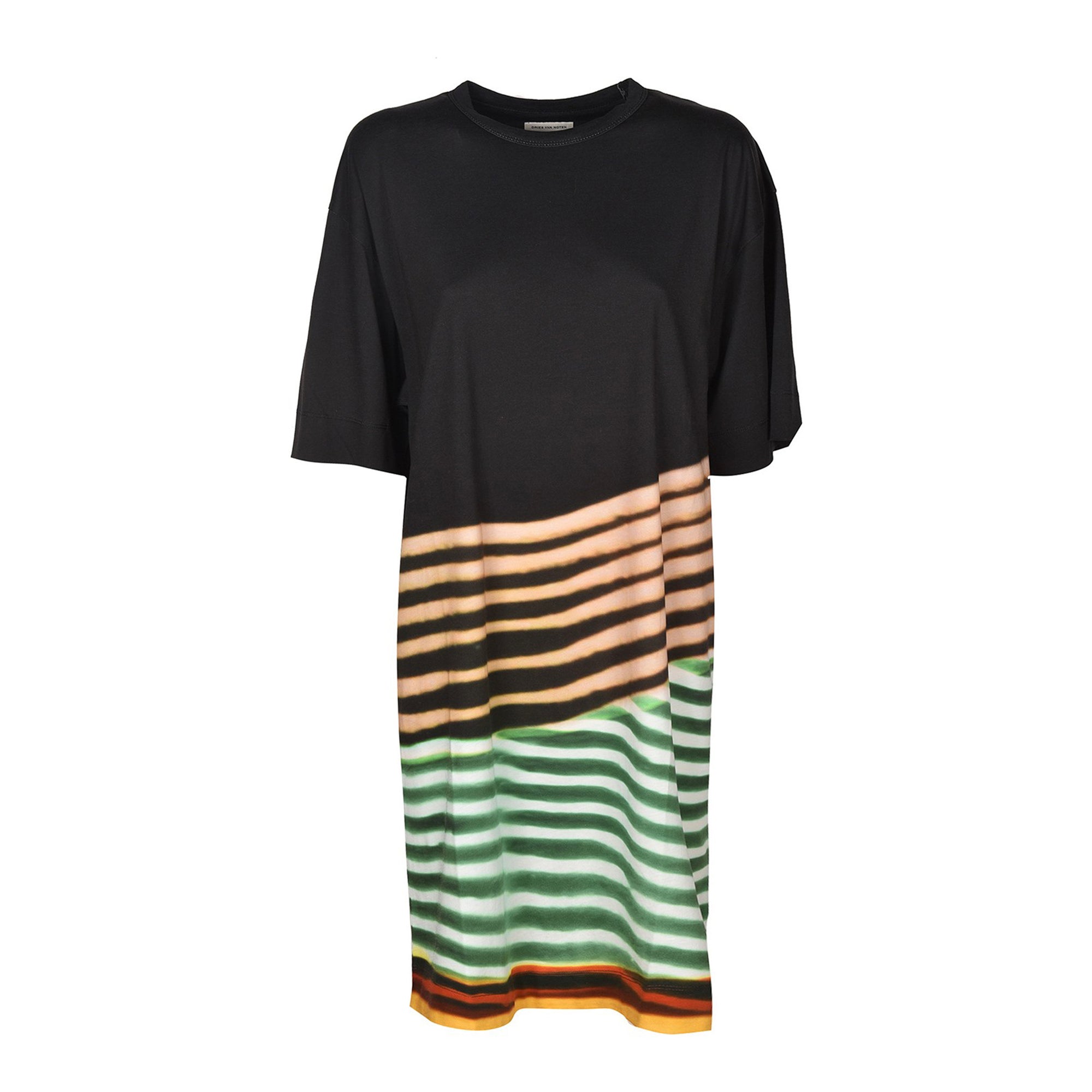 Striped Printed Dress