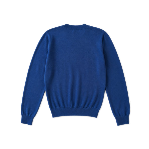 Logo Knit Sweatshirt – Navy