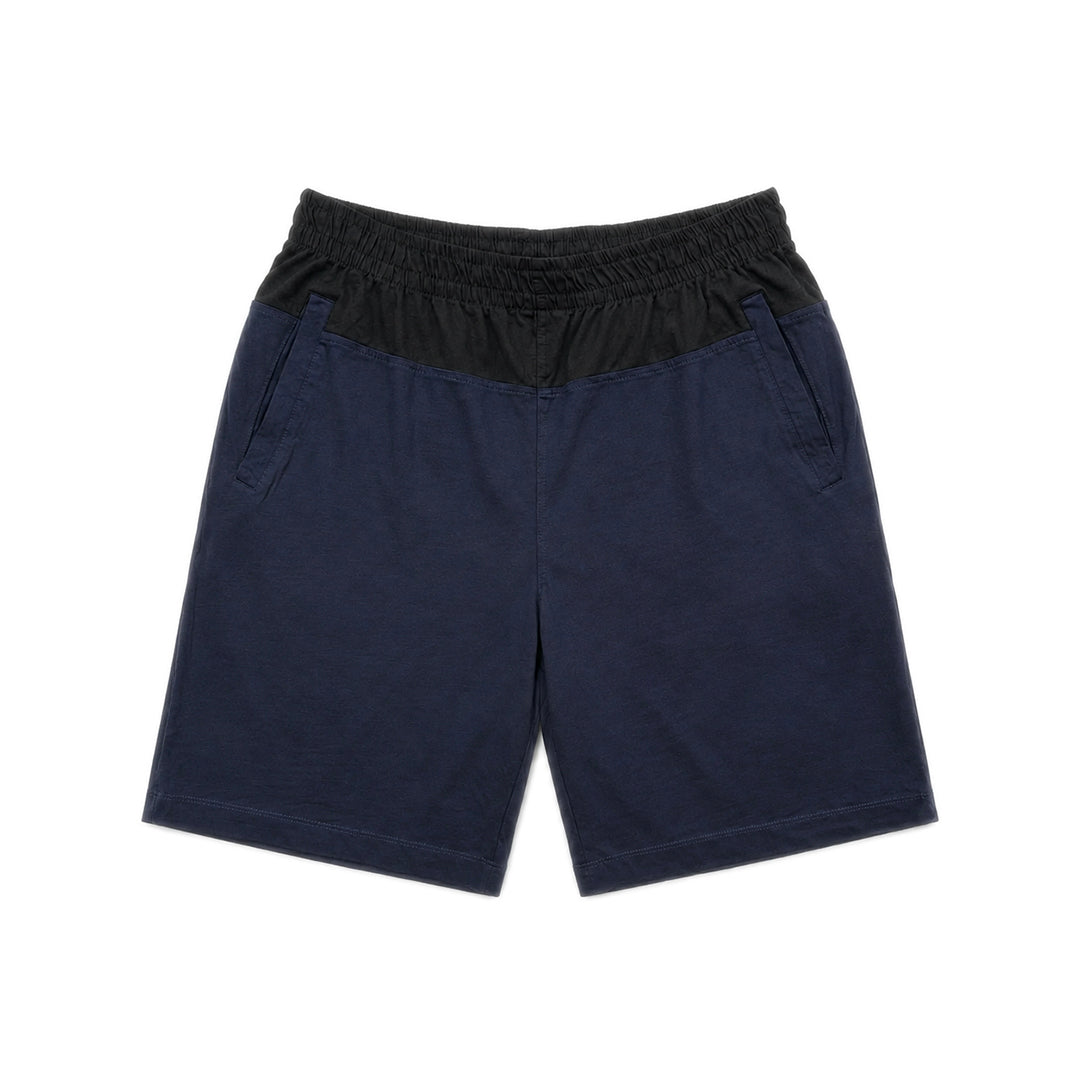 Two Tone Panelled Shorts – Black / Navy