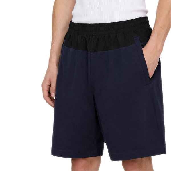 Two Tone Panelled Shorts – Black / Navy
