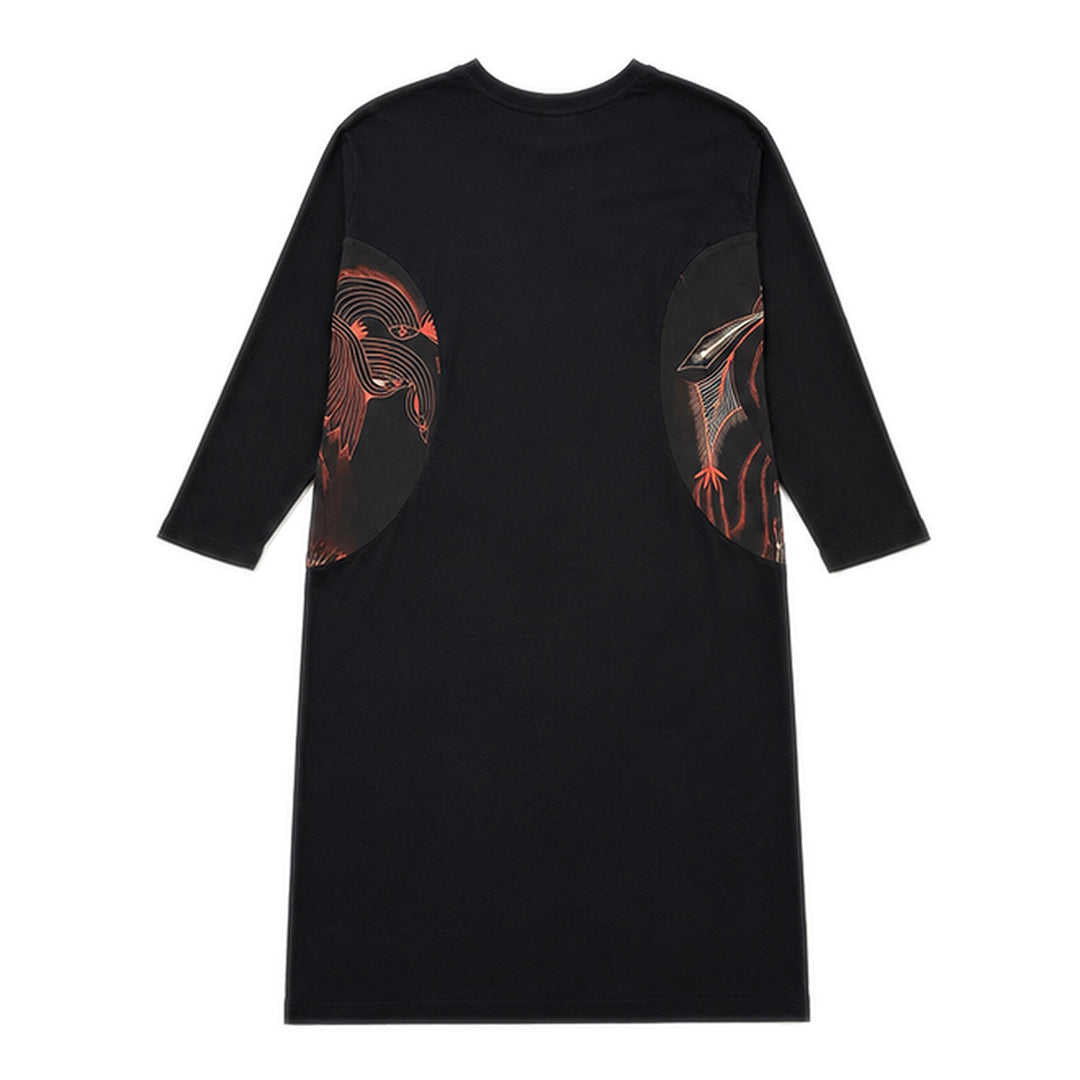 Dolman Sleeve Jersey Dress