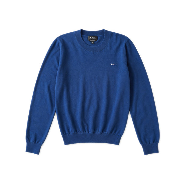 Logo Knit Sweatshirt – Navy