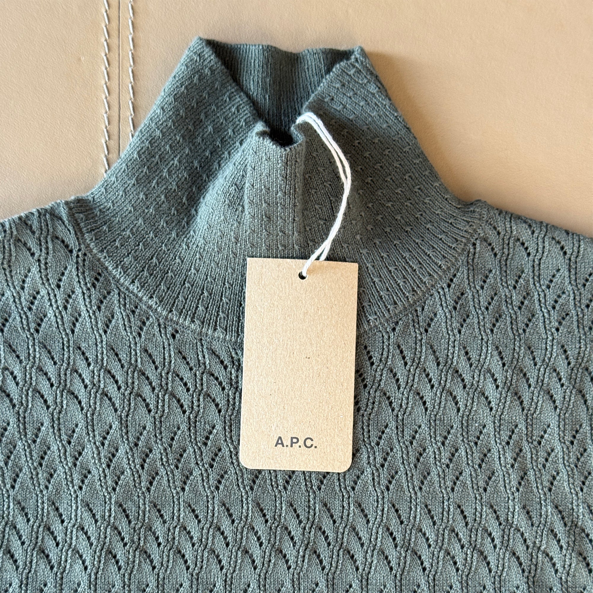 Pointelle Top – Sage Green
