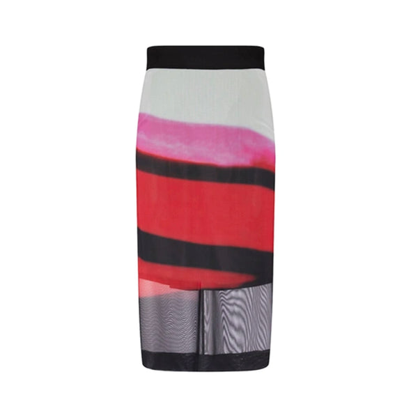 Mesh Printed Skirt