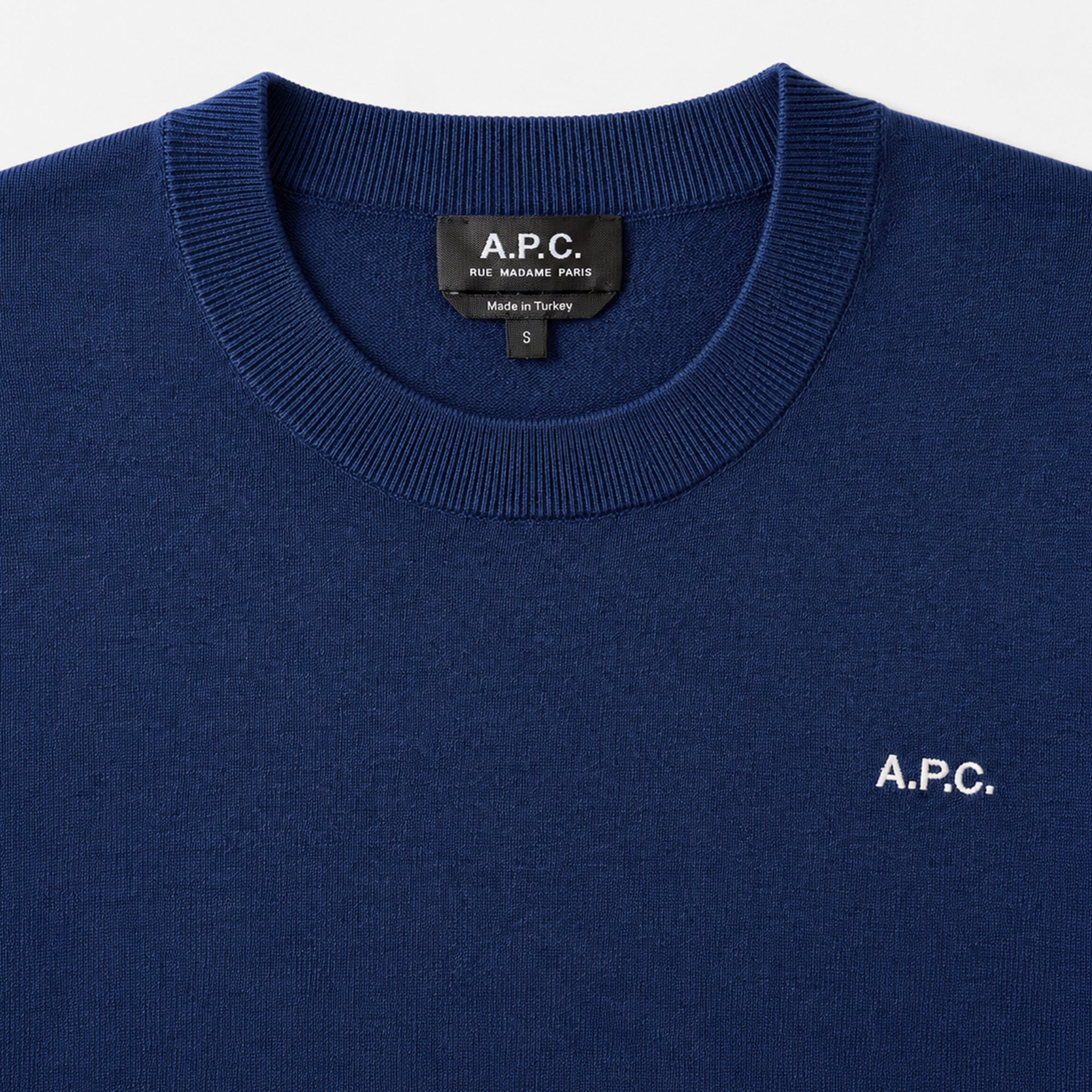 Logo Knit Sweatshirt – Navy