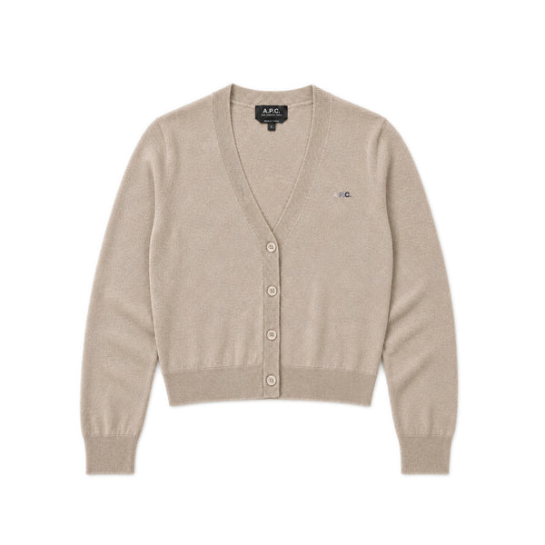 Josephine Cardigan  – Heathered Beige