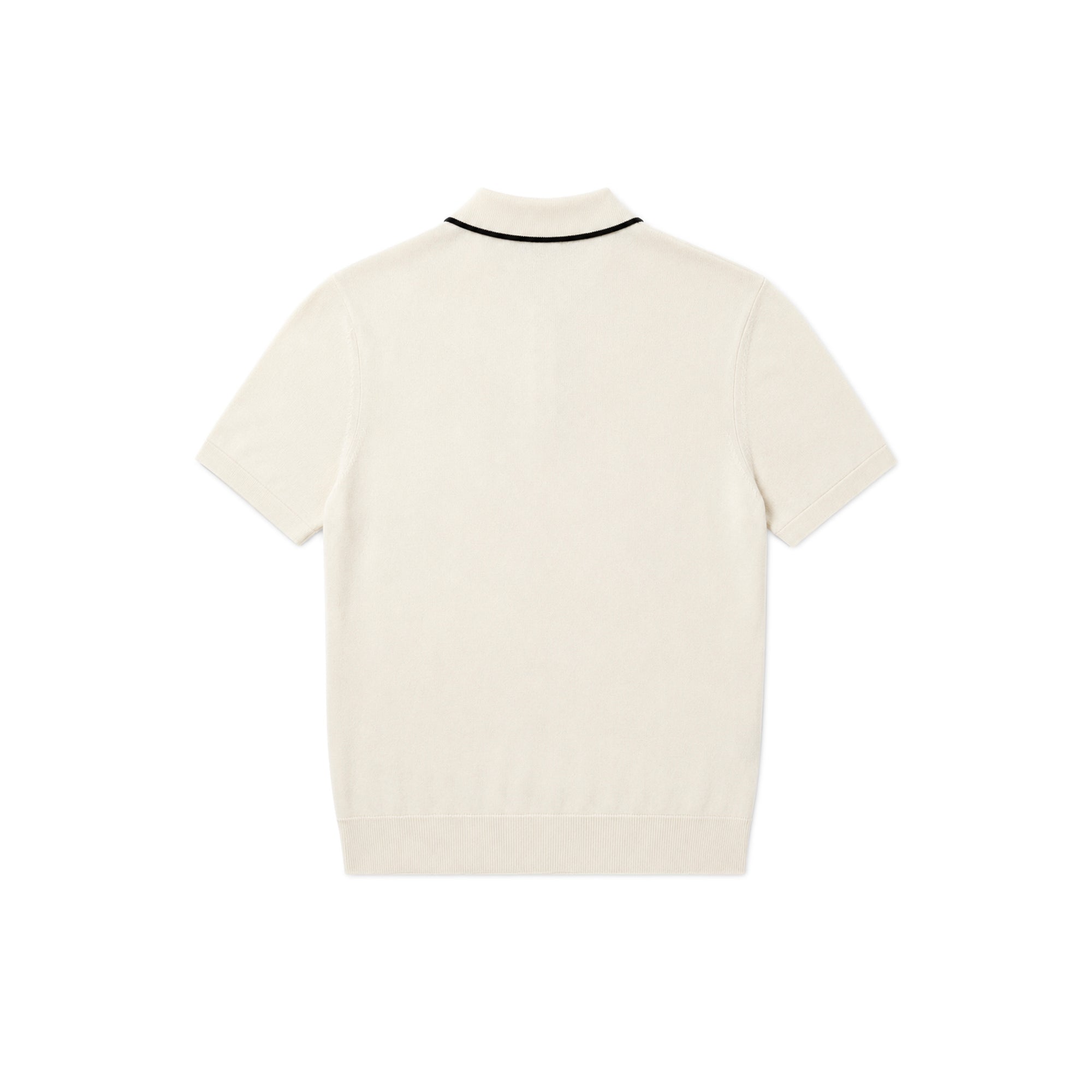 Flynn Polo – Off White / Black