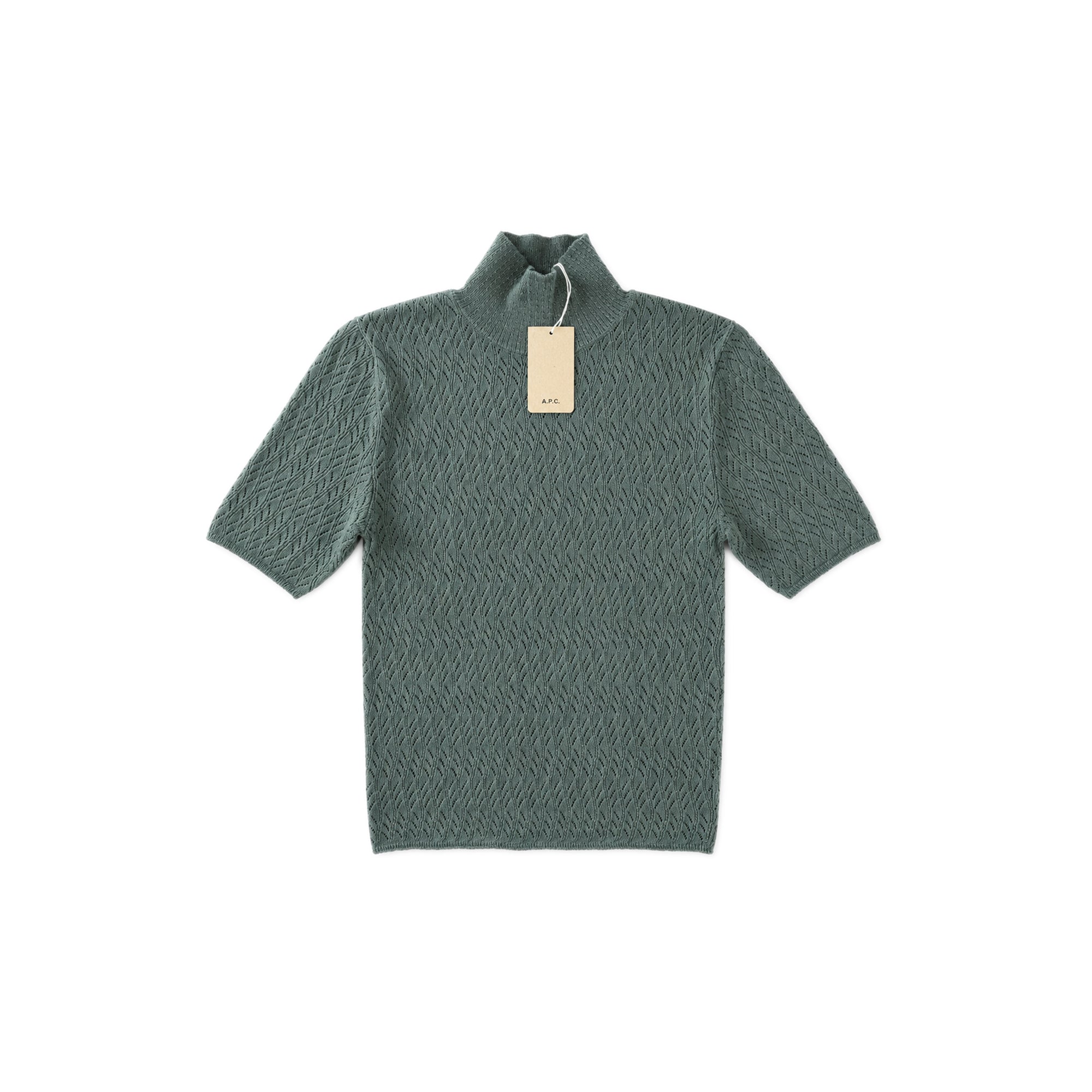 Pointelle Top – Sage Green
