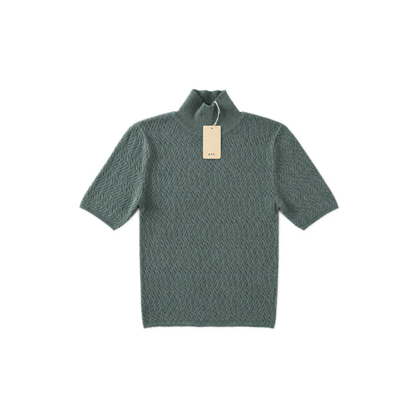 Pointelle Top – Sage Green