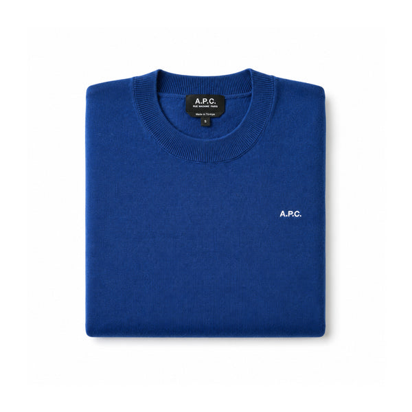 Logo Knit Sweatshirt – Navy
