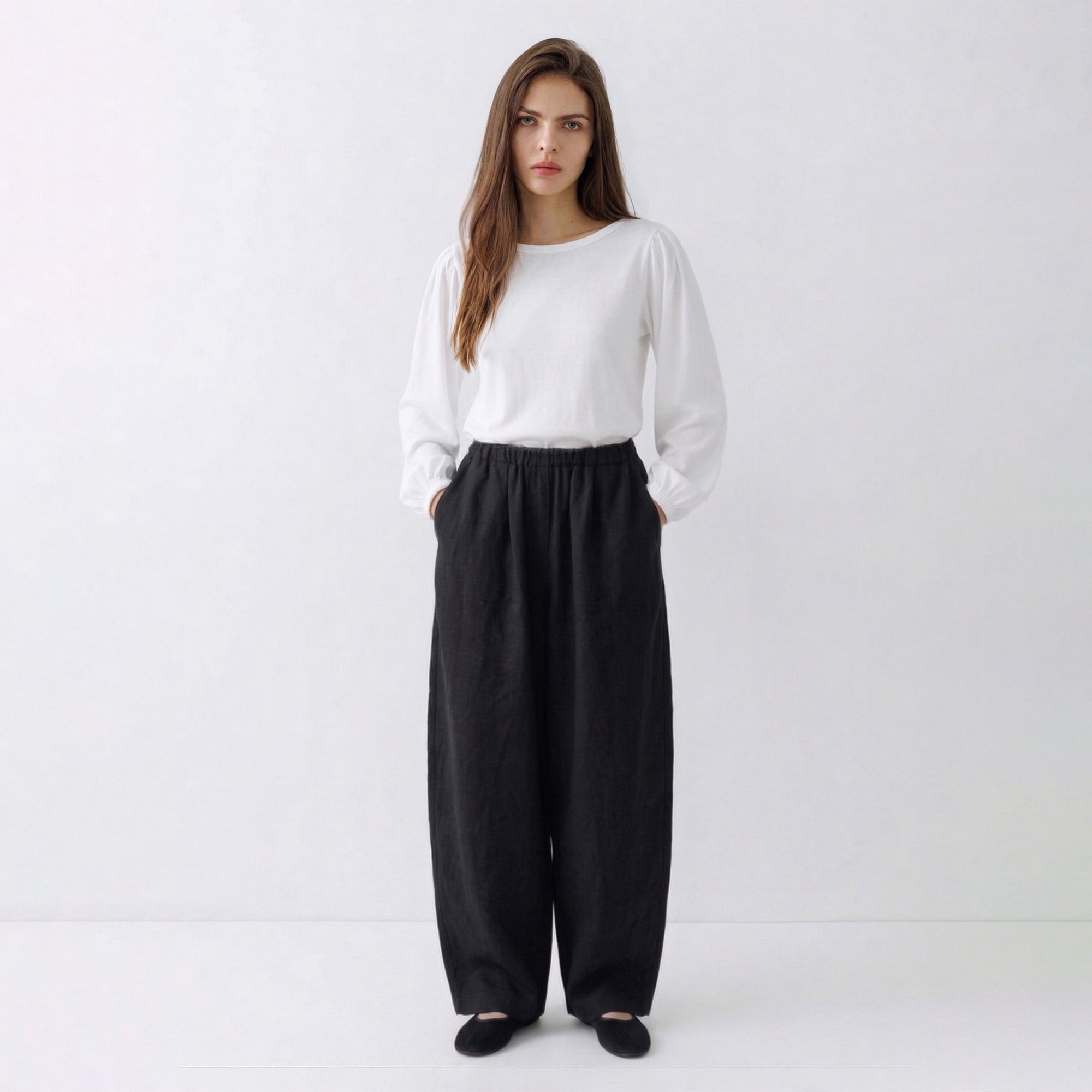 Balloon Sleeve Top