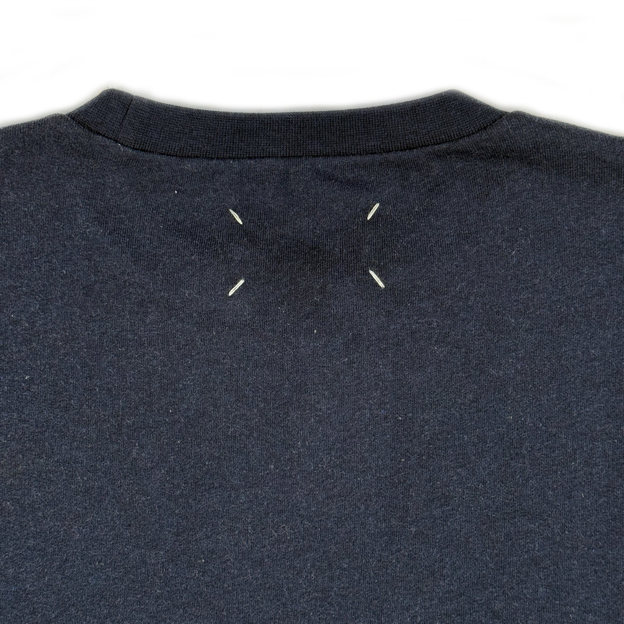 Elbow Patch Sweatshirt - Navy Marle