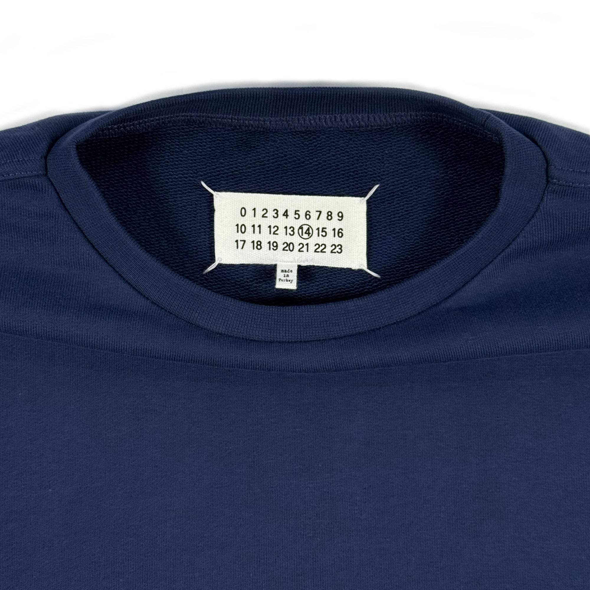 Elbow Patch Sweatshirt - Ink Blue
