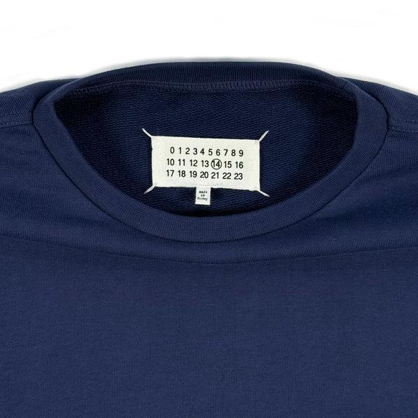 Elbow Patch Sweatshirt - Ink Blue