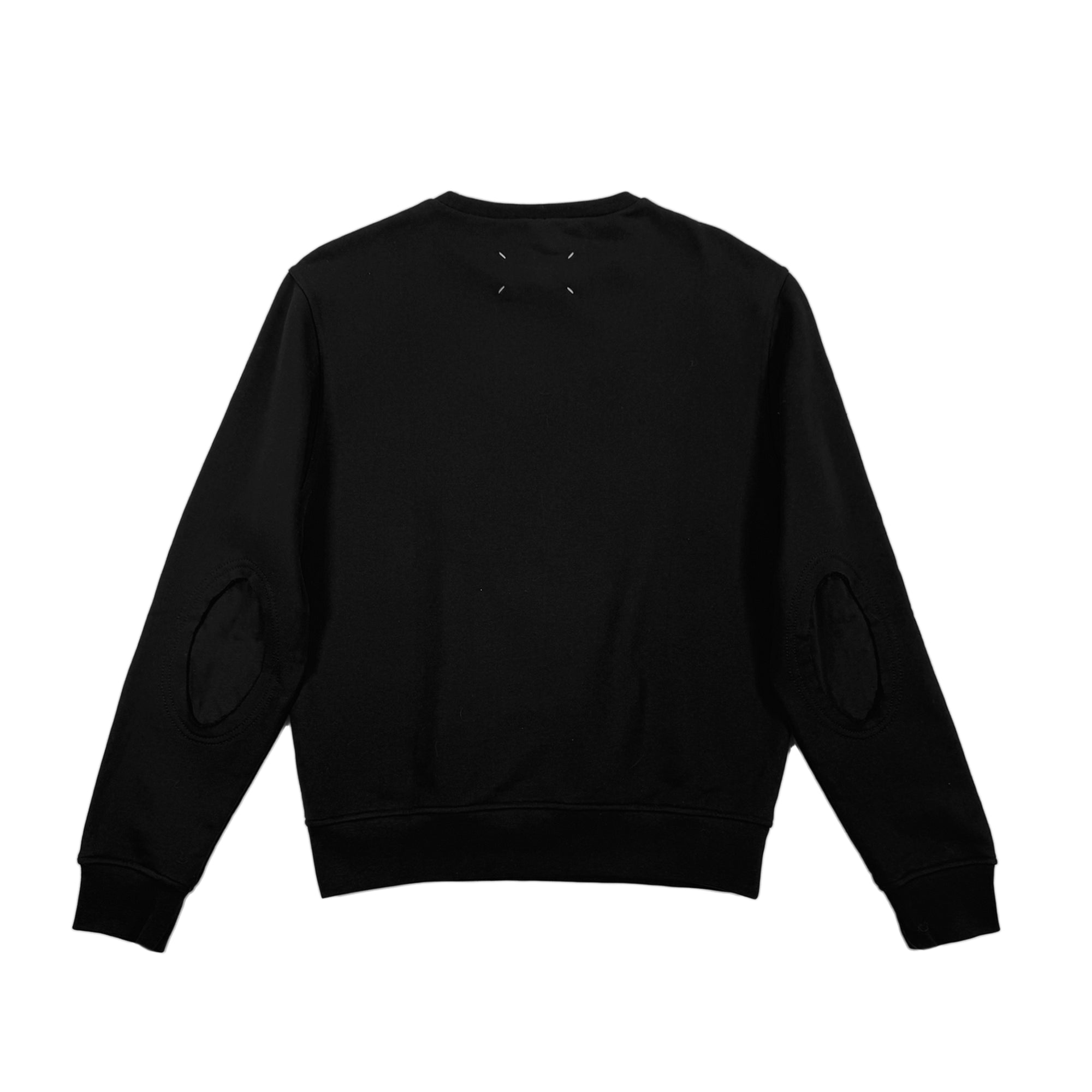 Elbow Patch Sweatshirt - Black
