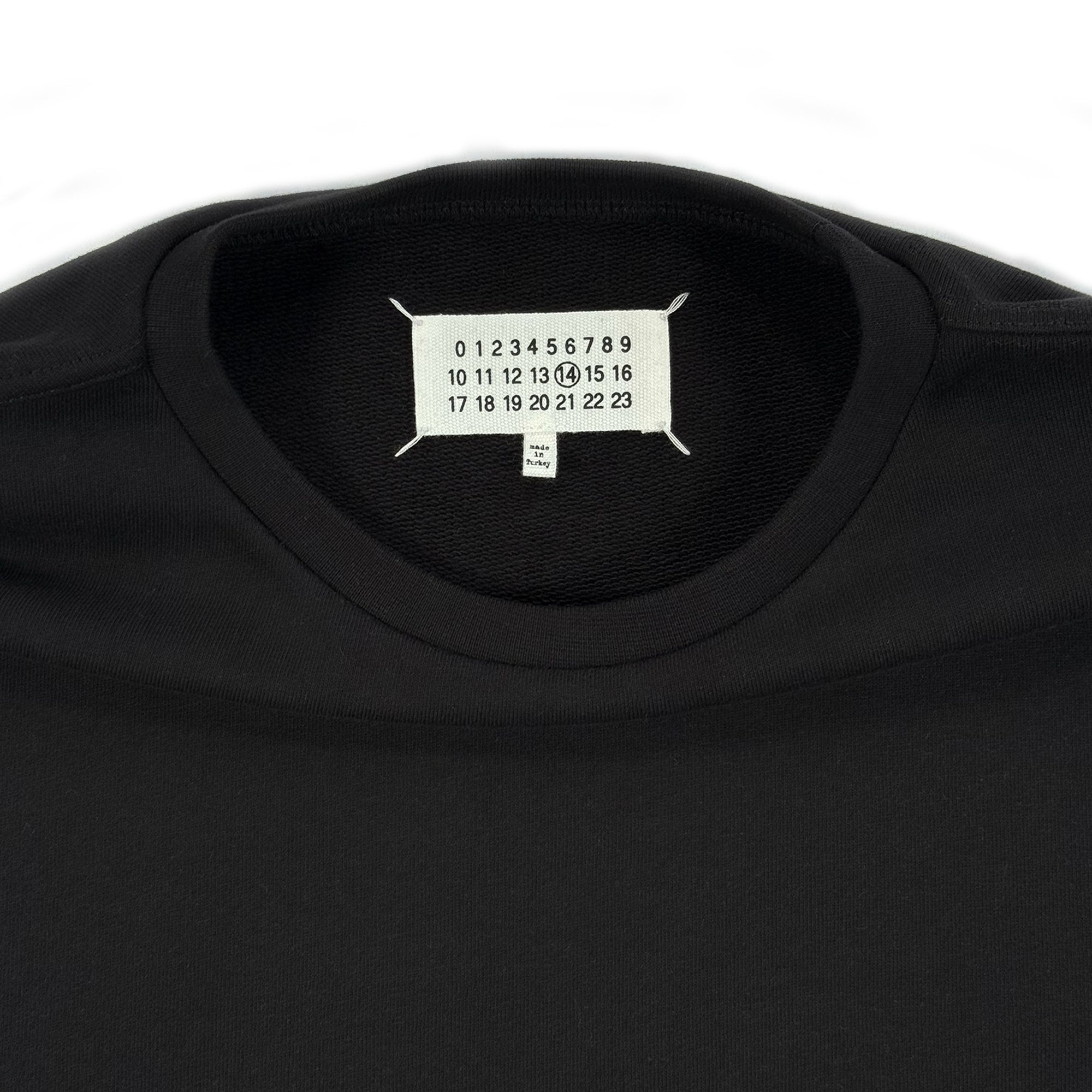 Elbow Patch Sweatshirt - Black