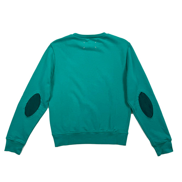 Elbow Patch Sweatshirt - Teal