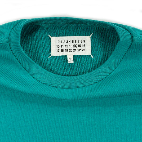 Elbow Patch Sweatshirt - Teal