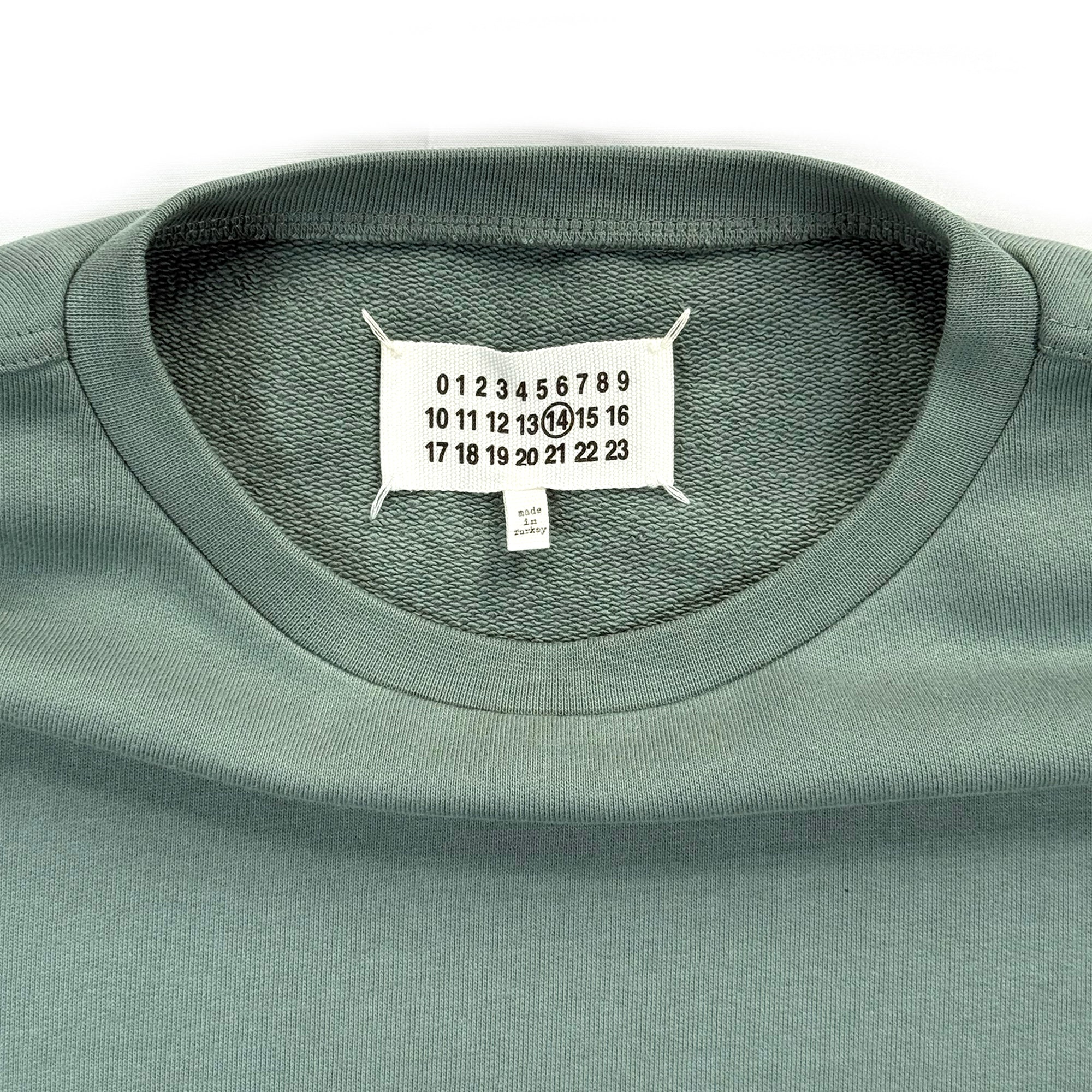 Elbow Patch Sweatshirt - Sage