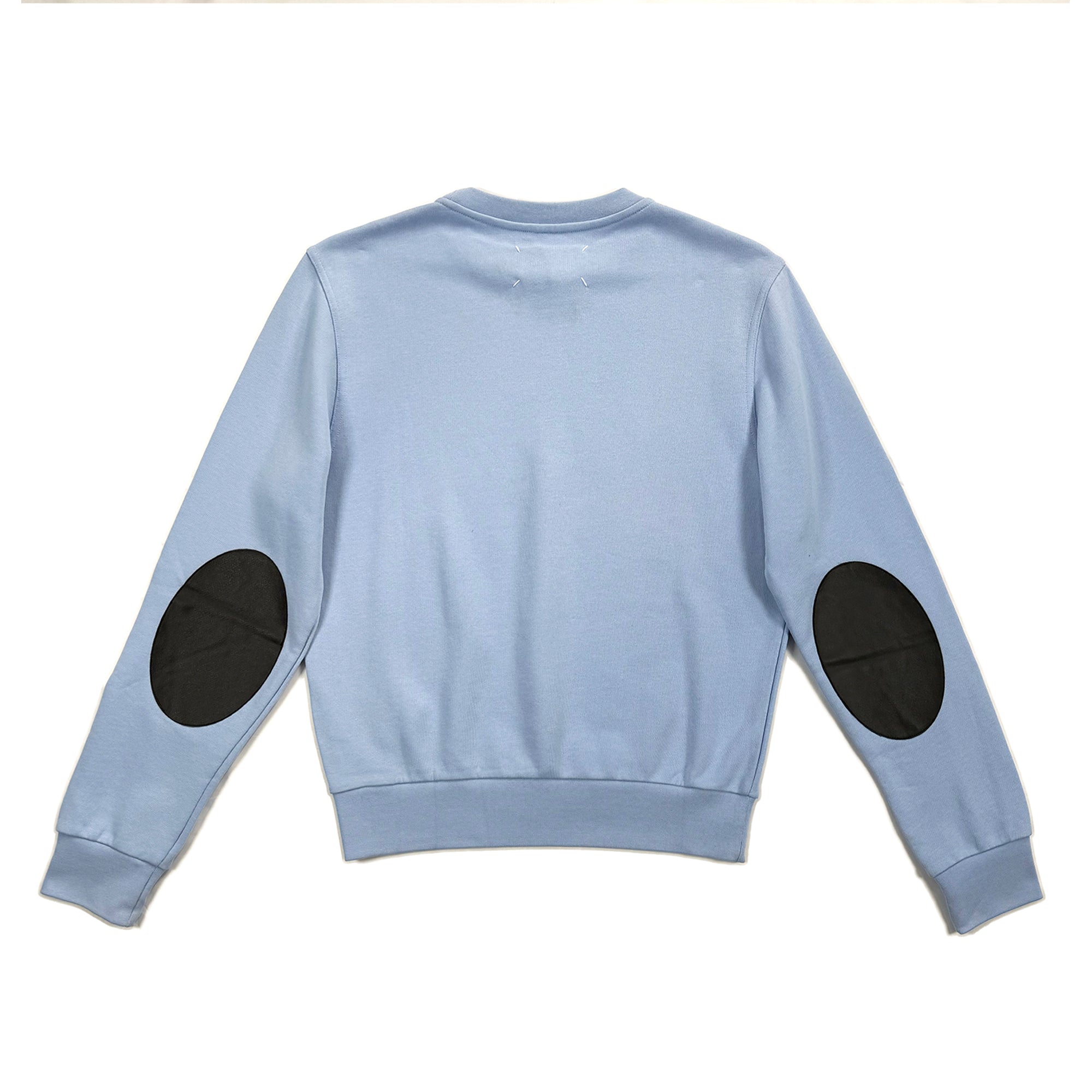 Elbow Patch Sweatshirt - Light Blue